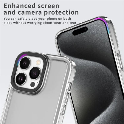 For iPhone 14 Pro Max Case HD Clear PC+TPU Mobile Phone Back Cover