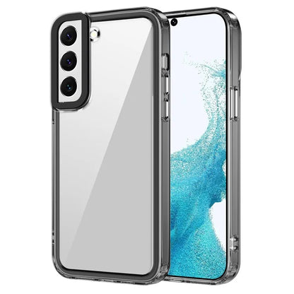 For Samsung Galaxy S22 5G Case Hybrid Design PC+TPU Anti-Fall Phone Cover