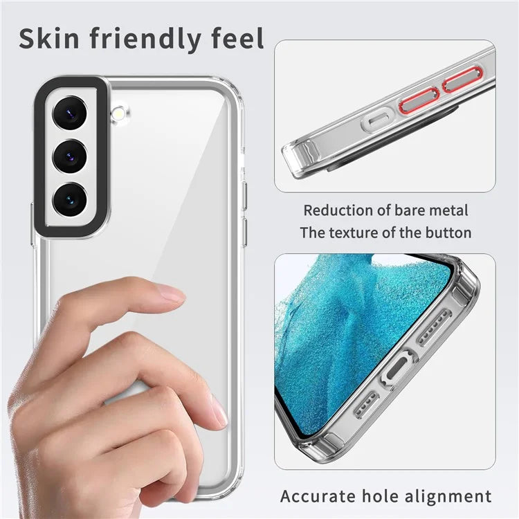 For Samsung Galaxy S22+ 5G Case Dual Layer Protective PC+TPU Phone Cover Purple