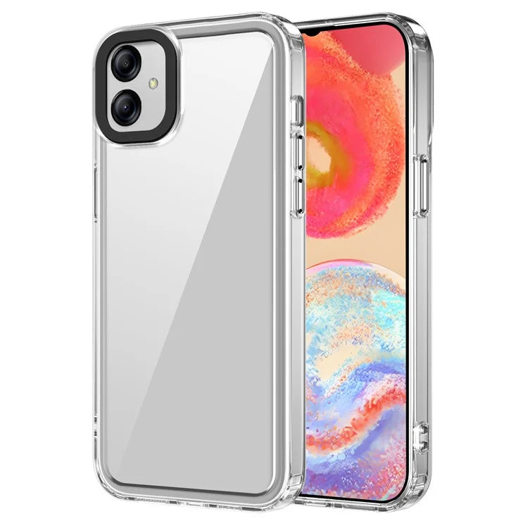 For Samsung Galaxy A04e 4G / M04 4G / F04 4G Case Crystal Clear PC+TPU Anti-Scratch Phone Cover