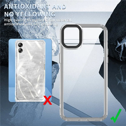 For Samsung Galaxy A04e 4G / M04 4G / F04 4G Case Crystal Clear PC+TPU Anti-Scratch Phone Cover