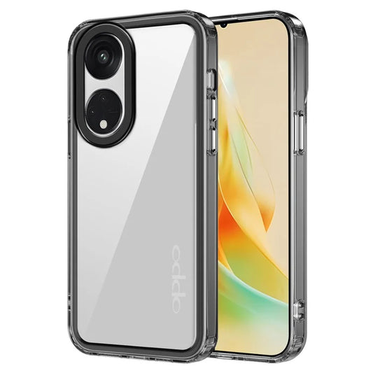Dustproof Phone Cover for Oppo A1 Pro 5G / Reno8 T 5G PC+TPU Phone Case Anti-Scratch Shell Black