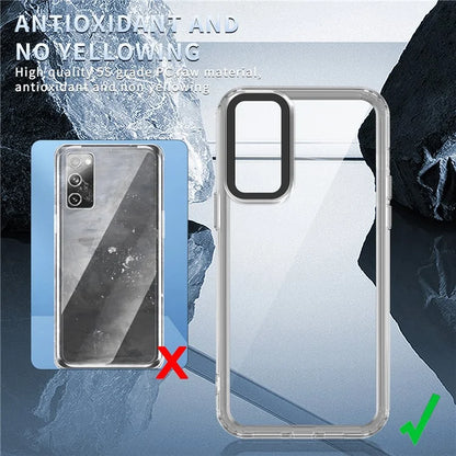 For Samsung Galaxy S20 FE / S20 FE 5G / S20 FE 2022 / S20 Lite Case PC+TPU Clear Back Cover