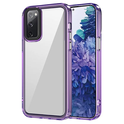 For Samsung Galaxy S20 FE / S20 FE 5G / S20 FE 2022 / S20 Lite Case PC+TPU Clear Back Cover