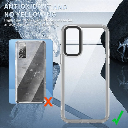 For Samsung Galaxy S20 FE / S20 FE 5G / S20 FE 2022 / S20 Lite Case PC+TPU Clear Back Cover