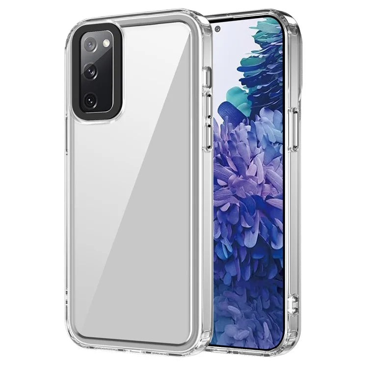 For Samsung Galaxy S20 FE / S20 FE 5G / S20 FE 2022 / S20 Lite Case PC+TPU Clear Back Cover