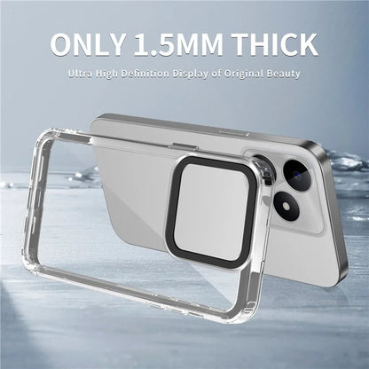 Dustproof Phone Cover for Realme C53 (Global) / Realme Narzo N53 4G Shell HD Clear PC+TPU Case Black