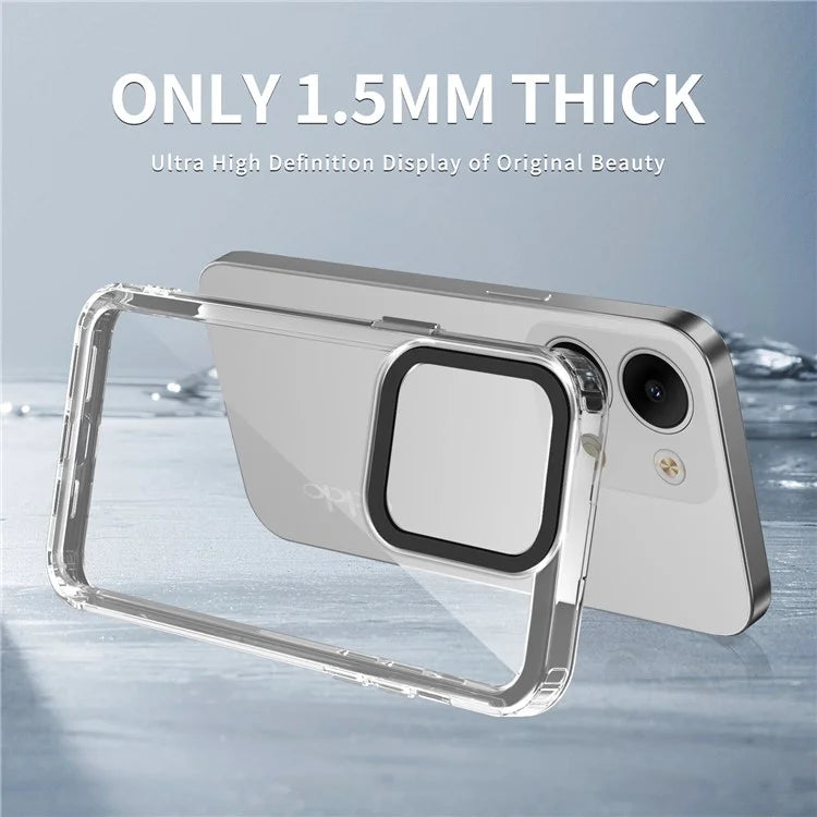 PC+TPU Case for Oppo Reno9 5G / Reno9 Pro 5G Cover Shockproof Phone Shell Black