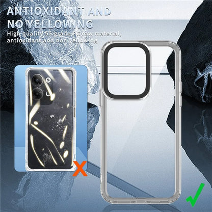PC+TPU Case for Oppo Reno9 5G / Reno9 Pro 5G Cover Shockproof Phone Shell Black