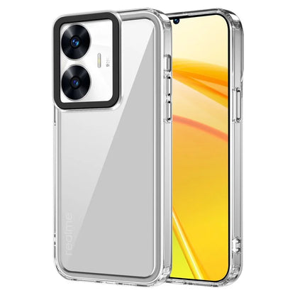 For Realme C55 Clear Case PC+TPU Military Grade Protection Phone Protector
