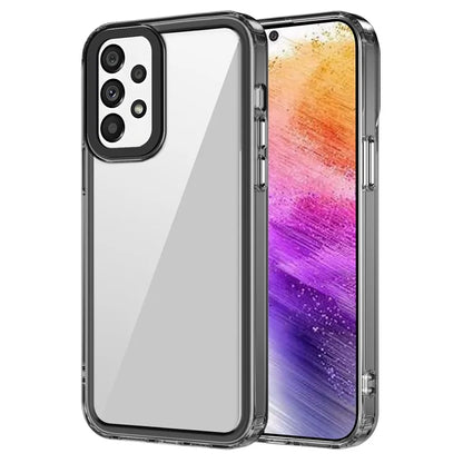 For Samsung Galaxy A73 5G Case PC+TPU 2 in 1 Crystal Clear Phone Cover