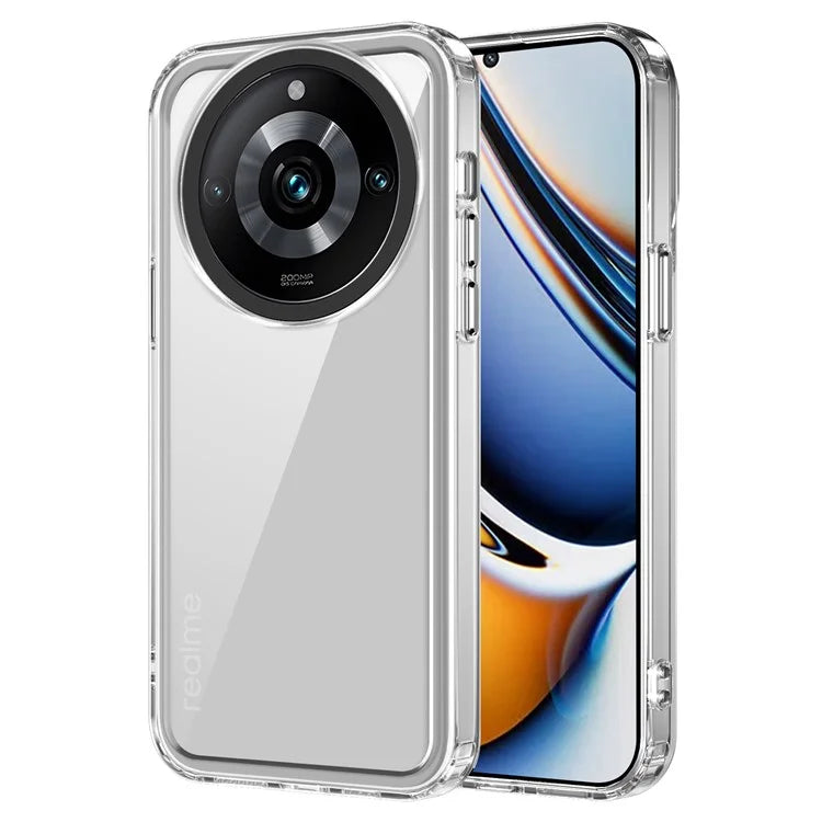 For Realme 11 Pro+ 5G / 11 Pro 5G Back Case Clear PC+TPU Drop-proof Phone Cover
