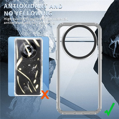 For Realme 11 Pro+ 5G / 11 Pro 5G Back Case Clear PC+TPU Drop-proof Phone Cover