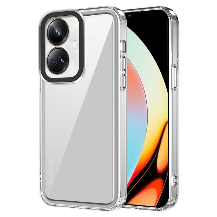 For Realme 10 Pro+ 5G Case Shock Absorbing PC+TPU Clear Protective Cover