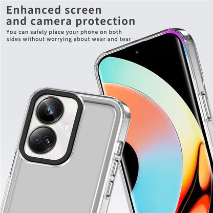For Realme 10 Pro+ 5G Case Shock Absorbing PC+TPU Clear Protective Cover