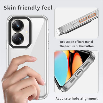 For Realme 10 Pro+ 5G Case Shock Absorbing PC+TPU Clear Protective Cover