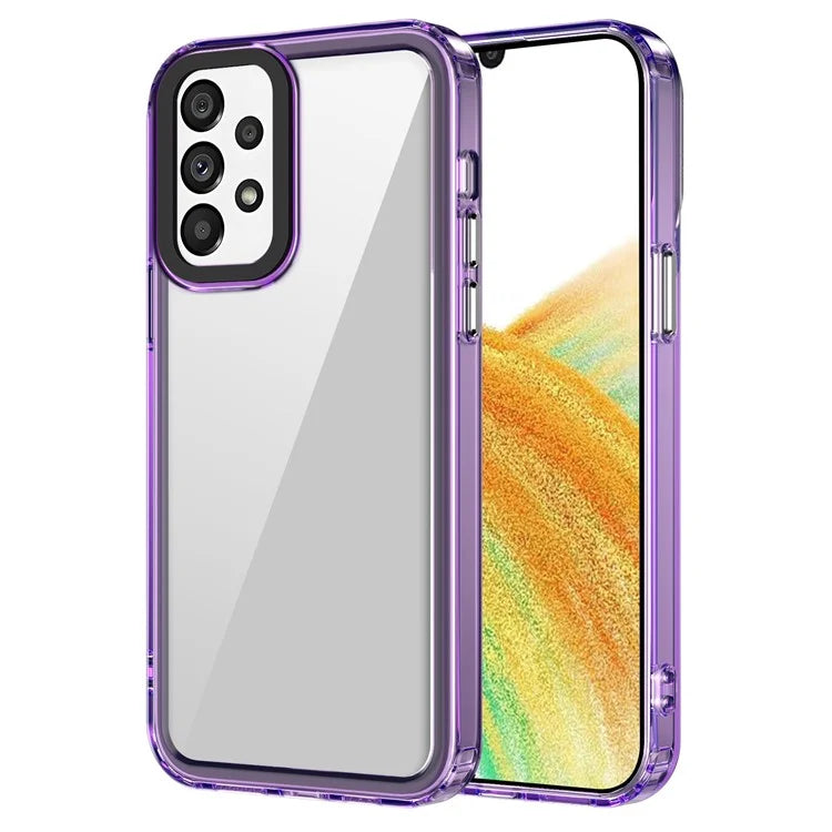 For Samsung Galaxy A33 5G Shockproof Cases PC+TPU Clear Phone Cover