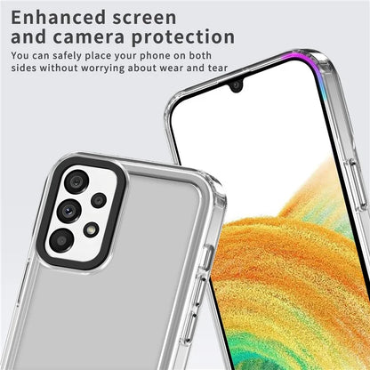 For Samsung Galaxy A33 5G Shockproof Cases PC+TPU Clear Phone Cover