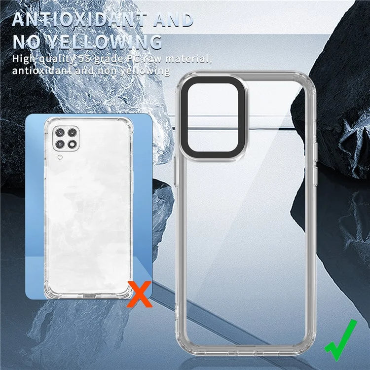 For Samsung Galaxy A22 4G (EU Version) / M22 / M32 (Global Version) 4G Case Protective PC+TPU Clear Phone Cover