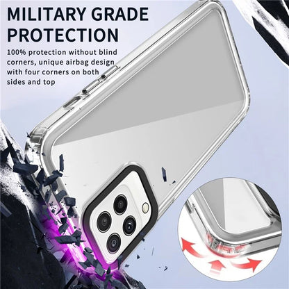 For Samsung Galaxy A22 4G (EU Version) / M22 / M32 (Global Version) 4G Case Protective PC+TPU Clear Phone Cover