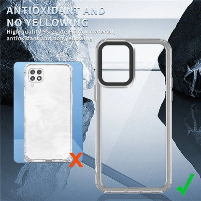 For Samsung Galaxy A22 4G (EU Version) / M22 / M32 (Global Version) 4G Case Protective PC+TPU Clear Phone Cover