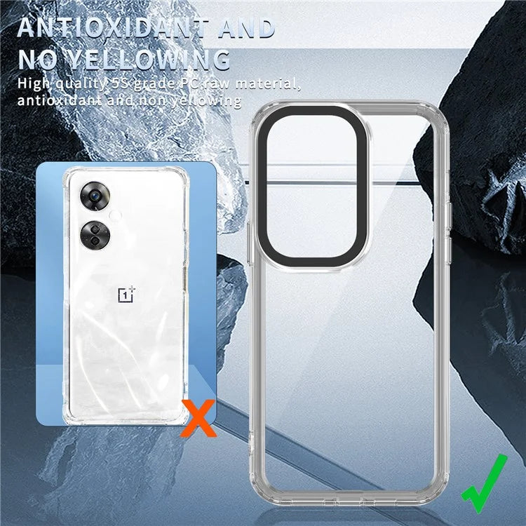 For OnePlus Nord CE3 5G / Oppo K11 5G Clear Cases PC+TPU Shell Anti-Scratch Phone Cover