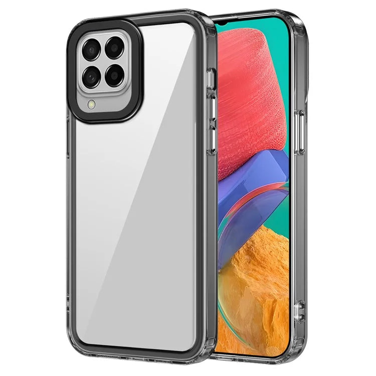 For Samsung Galaxy M33 5G (Global Version) Phone Case PC+TPU Transparent Cover