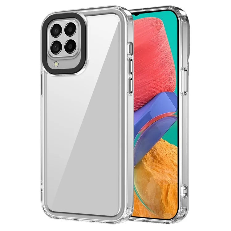 For Samsung Galaxy M33 5G (Global Version) Phone Case PC+TPU Transparent Cover