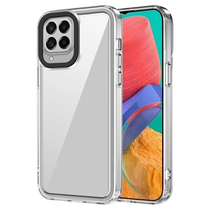For Samsung Galaxy M33 5G (Global Version) Phone Case PC+TPU Transparent Cover