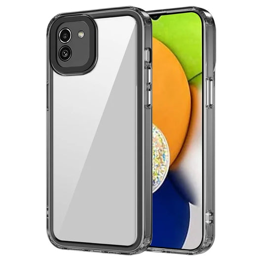 For Samsung Galaxy A03 (164.2 x 75.9 x 9.1mm) Clear Case PC+TPU Anti-scratch Phone Cover