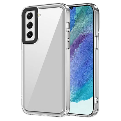 For Samsung Galaxy S21 FE 5G Case PC+TPU Phone Cover High Transparency