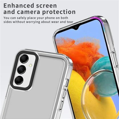 For Samsung Galaxy M14 5G / F14 5G Case Four Corner Protection PC+TPU Phone Cover Purple