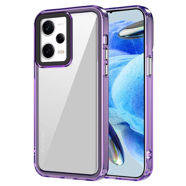 For Xiaomi Redmi Note 12 Pro 5G / 12 Pro Speed 5G / Poco X5 Pro 5G Clear Cases PC+TPU Phone Cover Purple