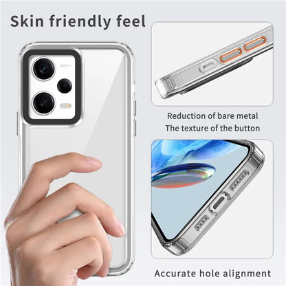 For Xiaomi Redmi Note 12 Pro 5G / 12 Pro Speed 5G / Poco X5 Pro 5G Clear Cases PC+TPU Phone Cover Purple