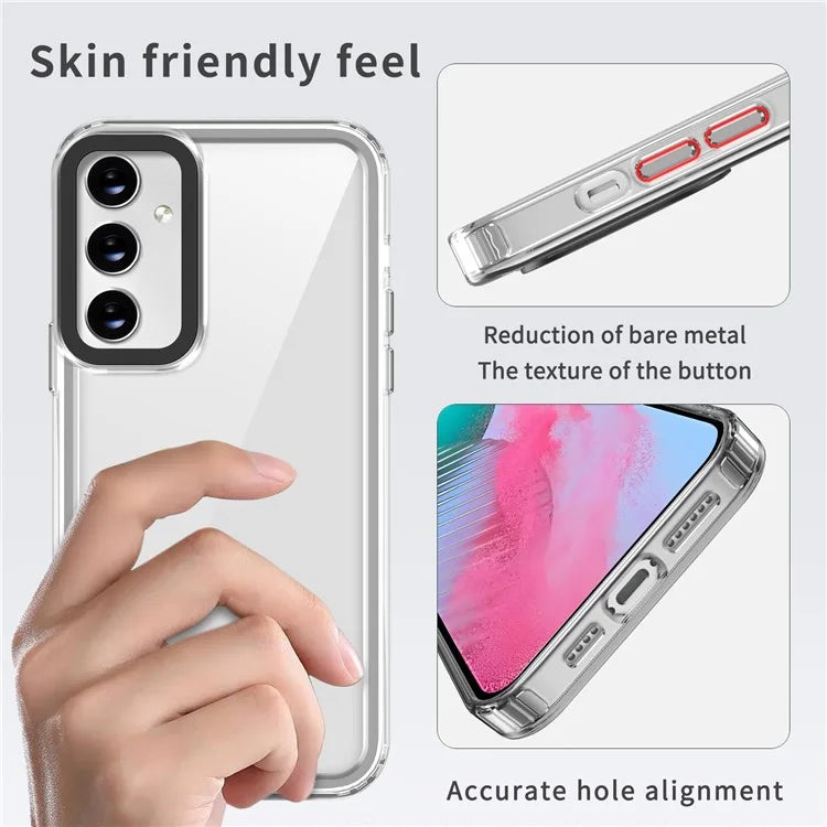For Samsung Galaxy M54 5G / F54 5G Clear Case Anti-scratch PC+TPU Mobile Phone Cover