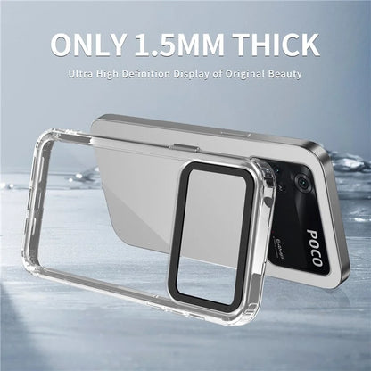 For Xiaomi Poco M4 Pro 4G Shockproof Case PC+TPU Clear Phone Cases