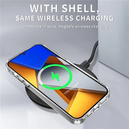 For Xiaomi Poco M4 Pro 4G Shockproof Case PC+TPU Clear Phone Cases