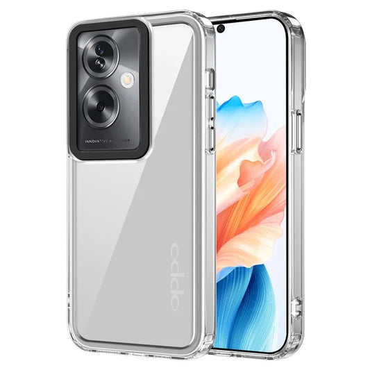 For Oppo A79 5G / A2 5G Clear Case PC+TPU Shockproof Phone Cover