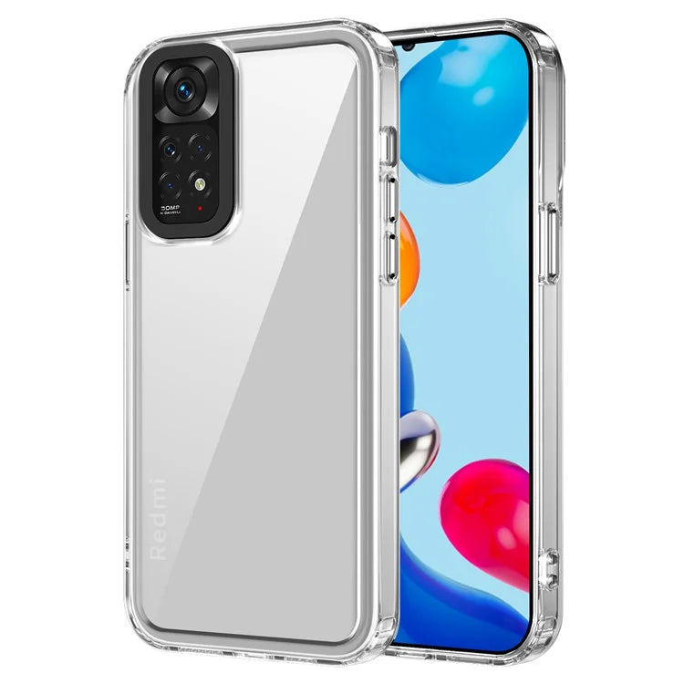 For Xiaomi Redmi Note 11 4G (Qualcomm) / Note 11S 4G Clear Cases PC+TPU Slim Phone Shell