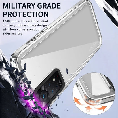 For Xiaomi Redmi Note 11 Pro 5G (Qualcomm) / 11 Pro 4G (MediaTek) / Note 12 Pro 4G PC+TPU Clear Case