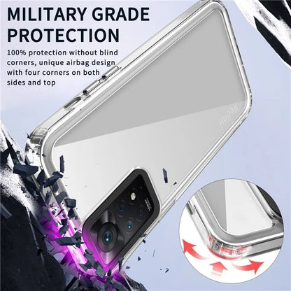 For Xiaomi Redmi Note 11 Pro 5G (Qualcomm) / 11 Pro 4G (MediaTek) / Note 12 Pro 4G PC+TPU Clear Case Purple