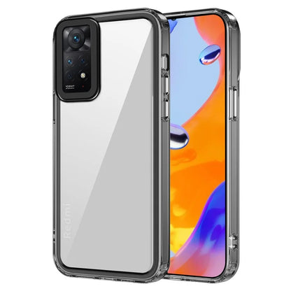For Xiaomi Redmi Note 11 Pro 5G (Qualcomm) / 11 Pro 4G (MediaTek) / Note 12 Pro 4G PC+TPU Clear Case Black