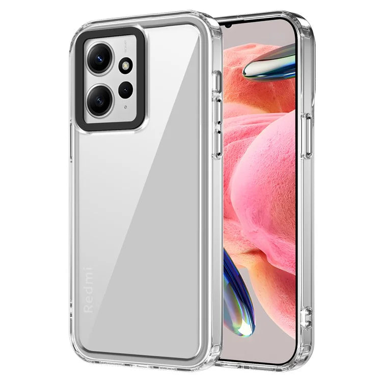 For Xiaomi Redmi Note 12 4G Clear Case Anti-Drop PC+TPU Slim Phone Cover