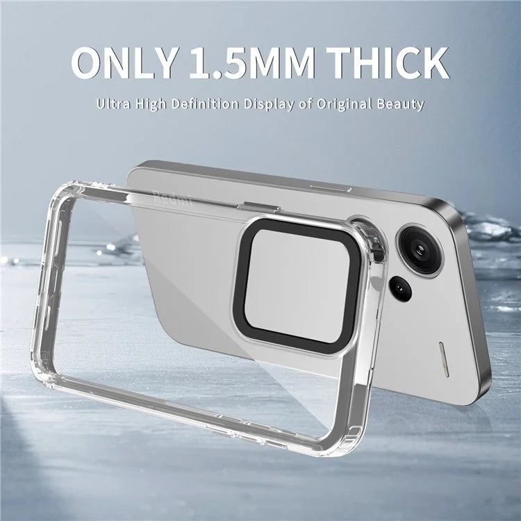 For Xiaomi Redmi Note 13 Pro+ 5G Protective Case PC+TPU Clear Phone Protector