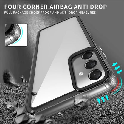 For Samsung Galaxy A24 4G (162.1 x 77.6 x 8.3mm) / M34 5G / F34 5G Phone Case PC+TPU Clear Back Cover