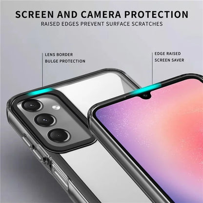 For Samsung Galaxy A24 4G (162.1 x 77.6 x 8.3mm) / M34 5G / F34 5G Phone Case PC+TPU Clear Back Cover