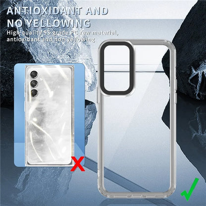 For Samsung Galaxy A24 4G (162.1 x 77.6 x 8.3mm) / M34 5G / F34 5G Phone Case PC+TPU Clear Back Cover