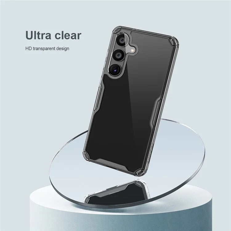 NILLKIN Nature Pro Series For Samsung Galaxy A55 5G Case PC+TPU Anti-Scratch Clear Back Cover