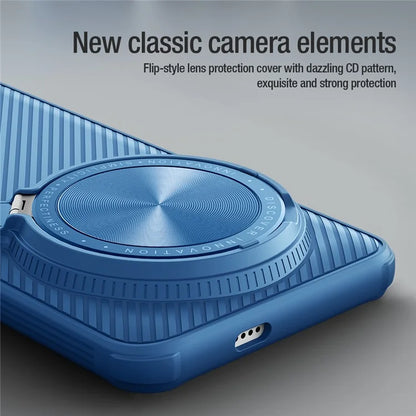 NILLKIN CamShield Prop Series for Xiaomi 14 Ultra Case Camera Protection Kickstand PC + TPU Phone Cover