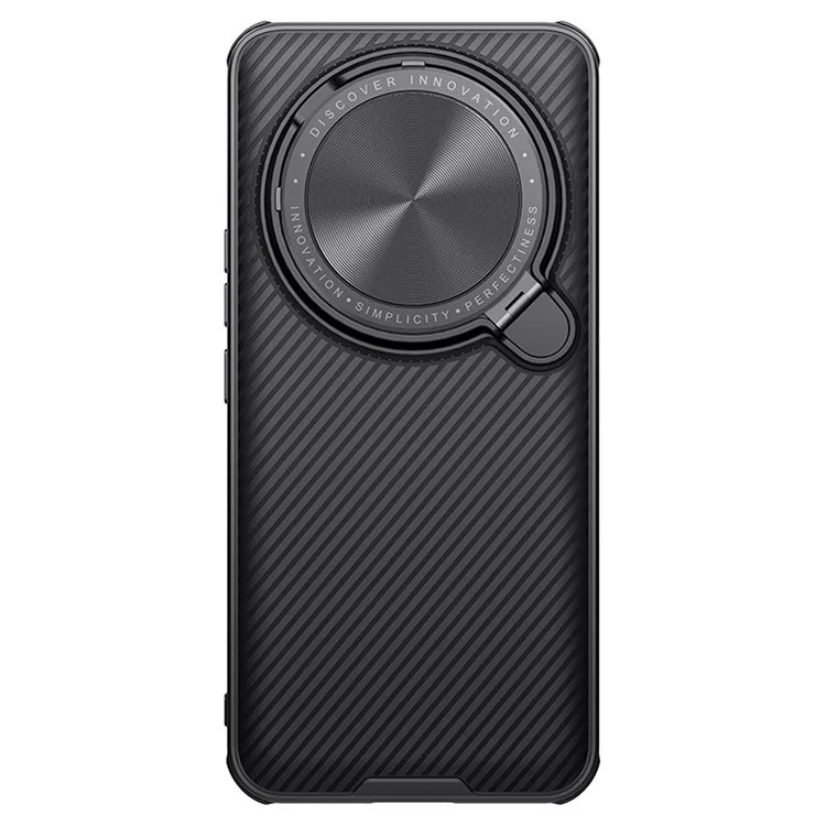 NILLKIN CamShield Prop Magnetic Series for Xiaomi 14 Ultra Case PC+TPU Phone Cover with Camera Cover / Kickstand